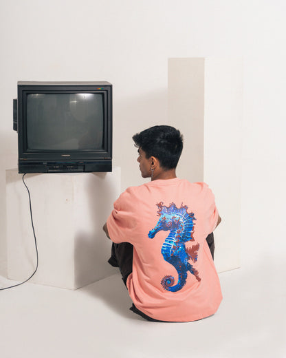 Oversized T-shirt Sea-Horse